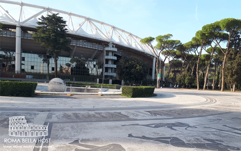 Sân vận động Olimpico, nơi thường có các trận đấu các đội bóng Ý, có tổ chức cho khách vào tham quan bên trong