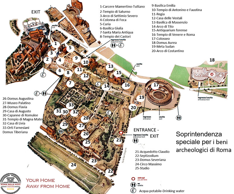 Bản-đồ-toàn-bộ-khu-vực-tham-quan-Colosseo-Đồi-Palatino-và-Fori-Imperiali