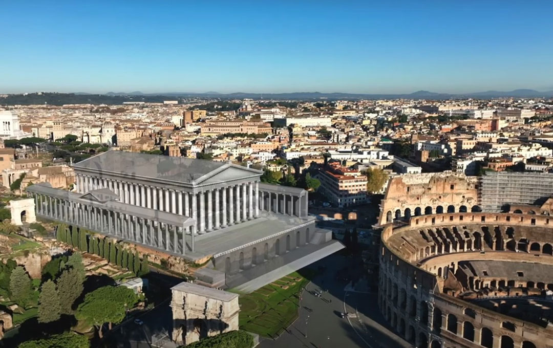 Đền-thờ-Venere-và-Roma---Tái-tạo-3D-Bộ-văn-hóa-Ý