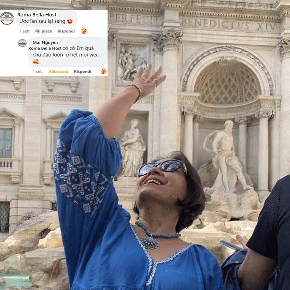 Tung tiền xu tại Fontana di Trevi với mong ước quay trở lại