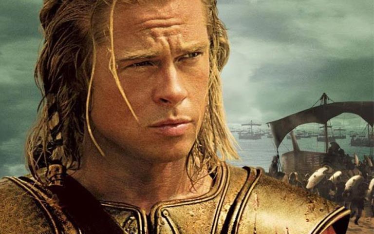 Diễn viên Brat Pitt diễn cực hay trong phim Người hùng thành Troia