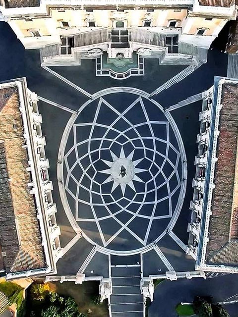Campidoglio nhìn từ trên xuống 