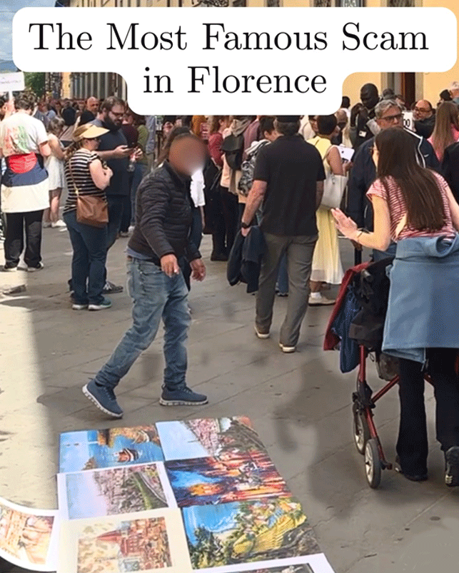 Hãy cẩn thận chiêu trò lừa đảo nổi tiếng nhất Firenze