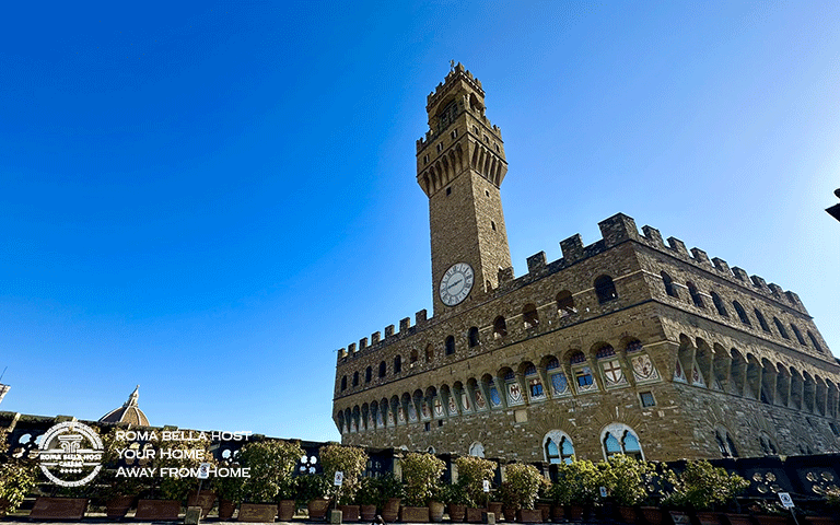 Uffizi nhìn từ trên cao khu kế bên