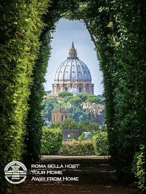 Điểm ngắm Mái vòm Tòa thánh Vaticano thật đốc đáo... qua lỗ khóa