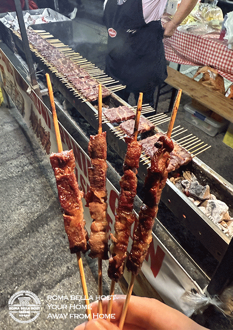 Món thịt cừu xiên nướng Arrosticini di LLaciano