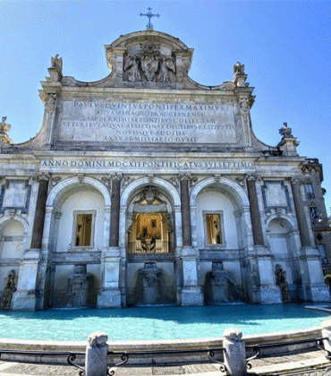 Fontana Dell’Acqua Paola – Một đài phun nước đẹp hoành tráng ở Roma mà ít khách du lịch lui tới
